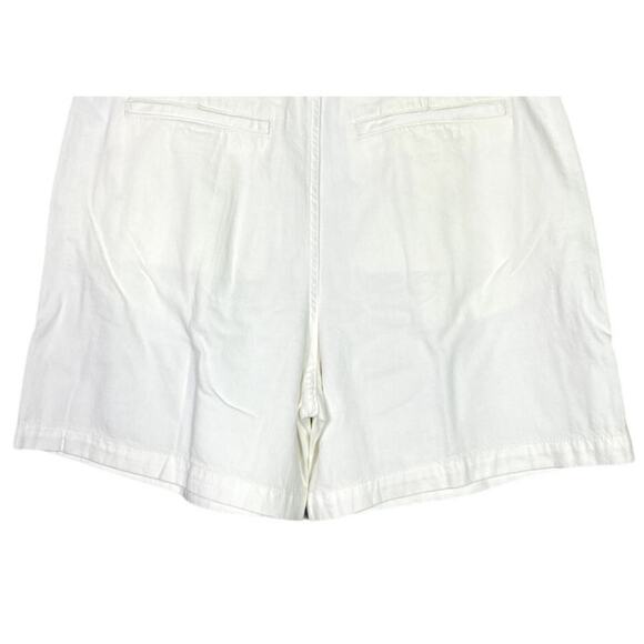 NWT Madewell High Rise 90s Pleated Cotton Jean Shorts Slash Pockets 31 White - Picture 9 of 15
